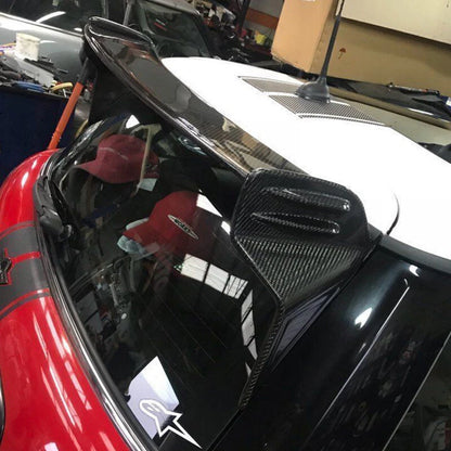 Real Carbon Fiber Rear Spoiler Roof Wing fit For Mini R55 R56 2008-2013 JCW Sty