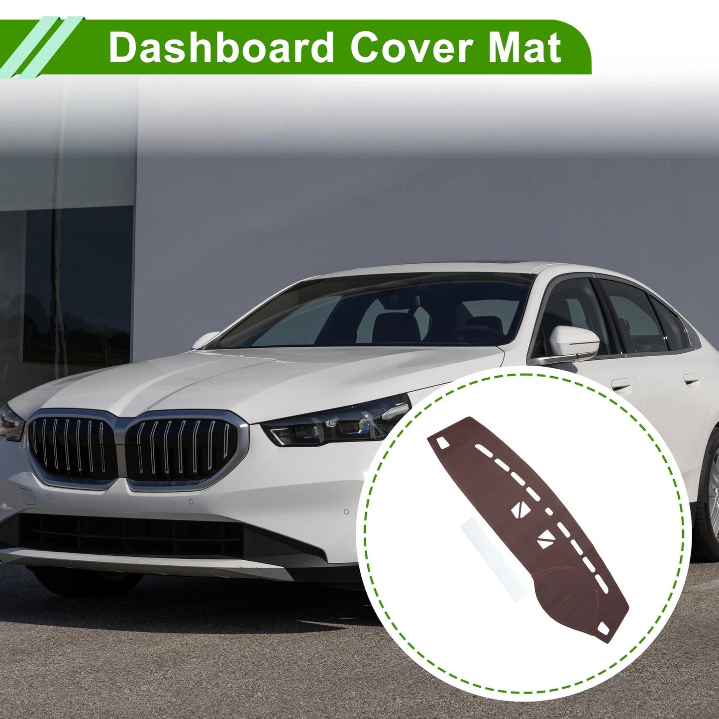 Dashboard Cover Mat for BMW M3 (2009-2013) - Brown