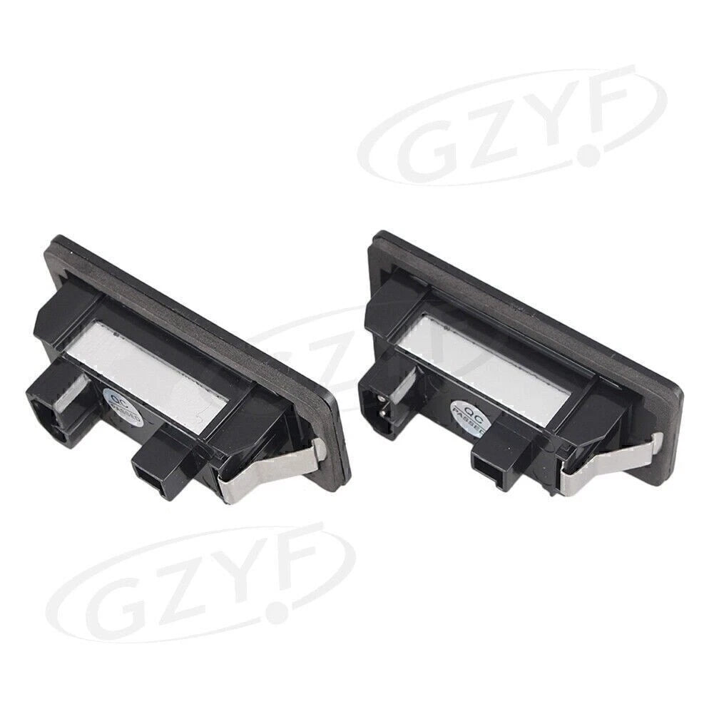 LED License Plate Lights Clear Lens for BMW E82 E90 F10 F25 (2007-2017)