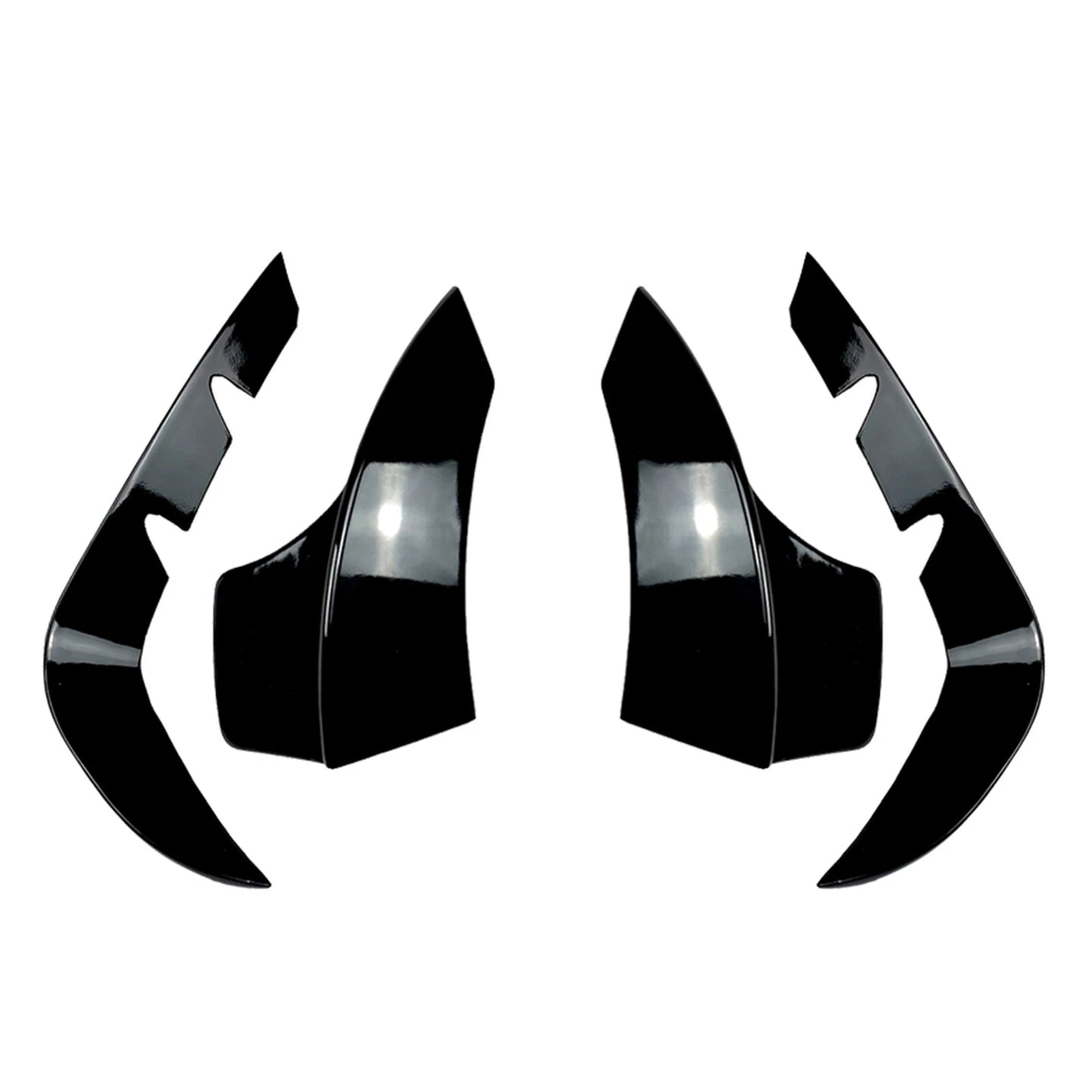 Gloss Black Front Side Air Vent Trims for Benz GLB X247 (2019-2023) 4 x pcs