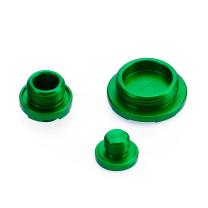 Crankcase Cover Oil Filler Plug - Green for Kawasaki KX 250 450 F (2009-2020)
