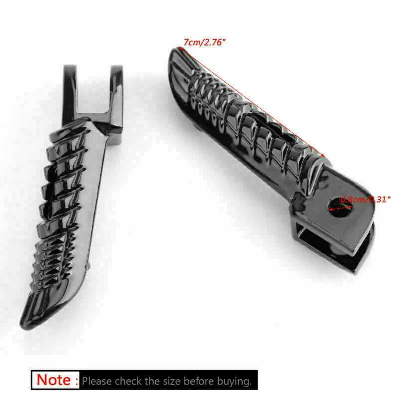 Foot Pegs for Suzuki GSXR 600 750 2006-2014, GSXR1000 2005-2014, Black