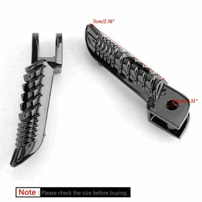 Foot Pegs for Suzuki GSXR 600 750 2006-2014, GSXR1000 2005-2014, Black
