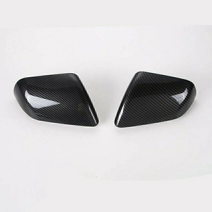 2 x Carbon Fiber Rearview Mirror Covers for Ford Mustang (2015-2022)