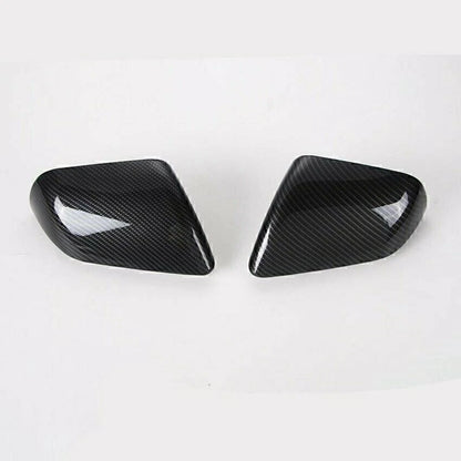 2 x Carbon Fiber Rearview Mirror Covers for Ford Mustang (2015-2022)
