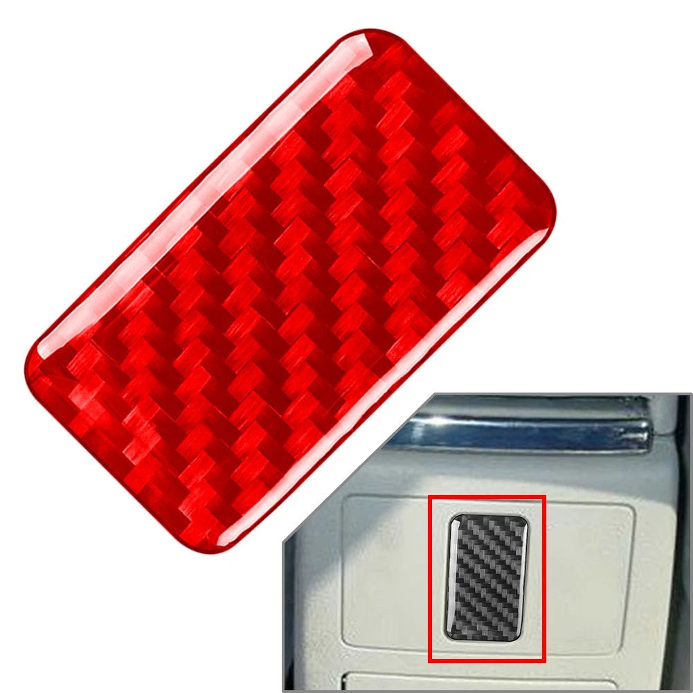 Interior Rear Console Insert Cover Trim for Volkswagen Passat B5 (2001-2005) Red