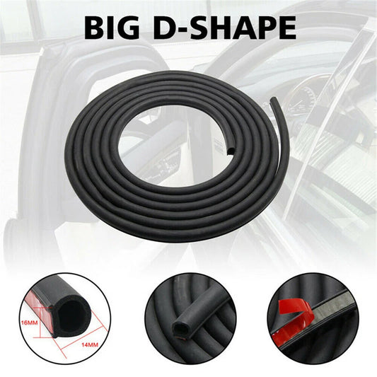 13Ft D-Shape Rubber Door Seal Strip for Ford
