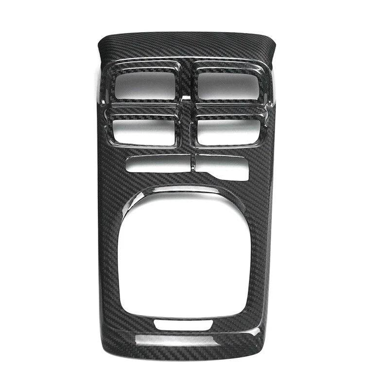 Carbon Fiber Manual Gear Shift Console Panel Trim for Chevrolet Camaro 2010-15