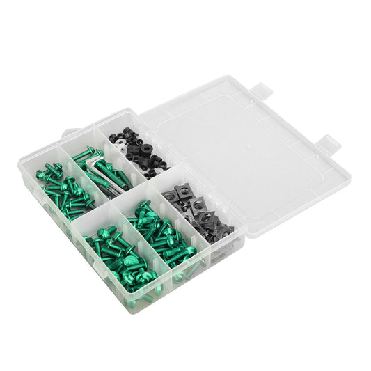 177 x Green Fairing Bolts M5/M6 for Motorcycle F3