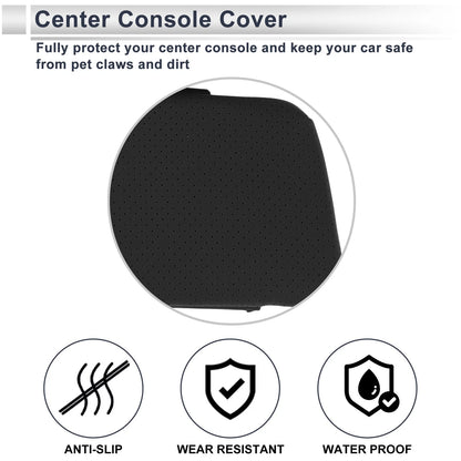 Center Console Cover Black with Storage Bag - 1 Set for BMW X5 (2019 - 2024)