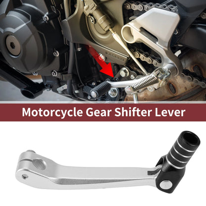 Shifter Lever for Honda CRF150F Silver Tone Black (2003–2017)