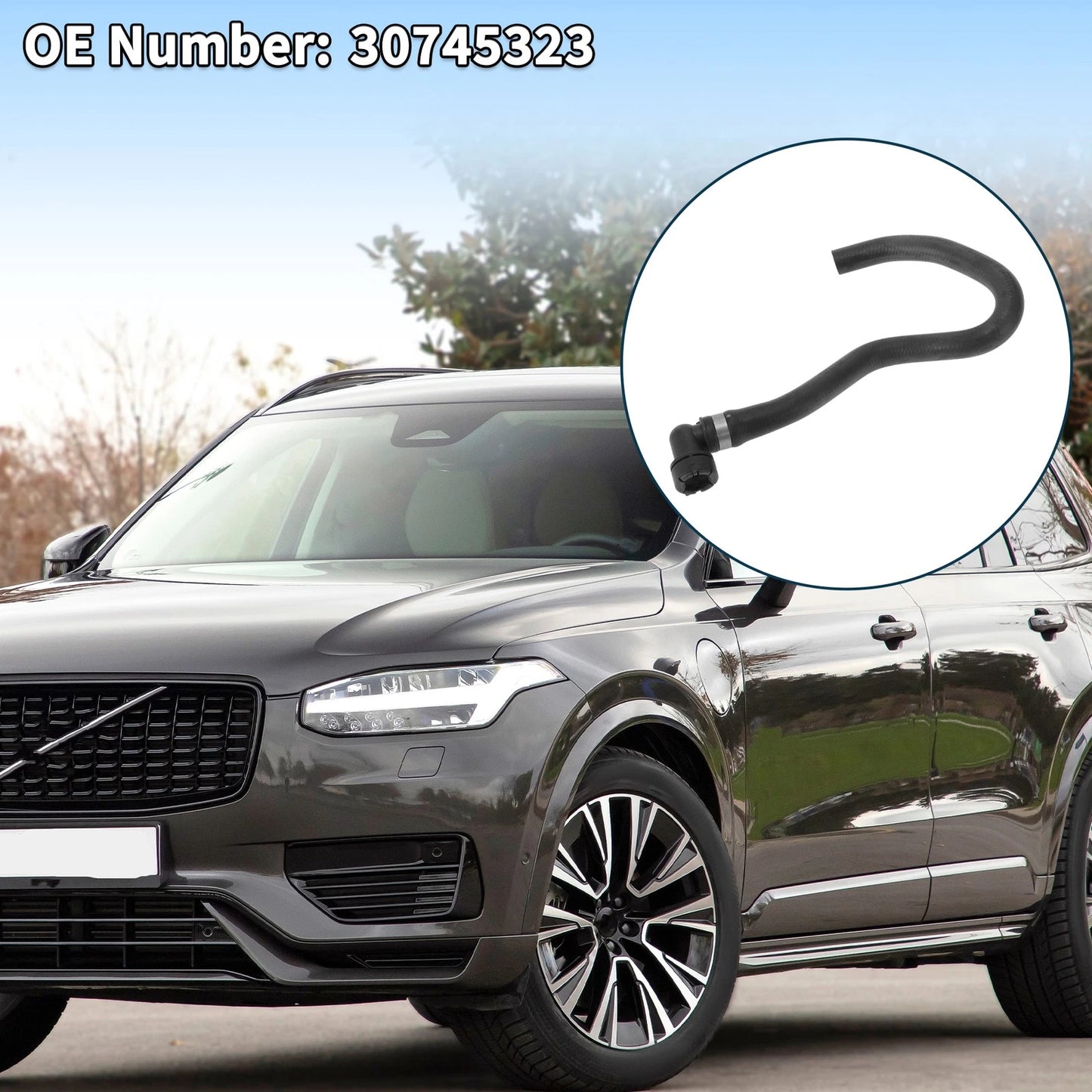 Radiator Hose Warm Air Outlet Pipe for Volvo XC90 (2003-2006)
