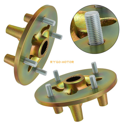 2 x Front Wheel Axle Hub for Yamaha Rhino 700/660/450 4x4 (2004–2013)