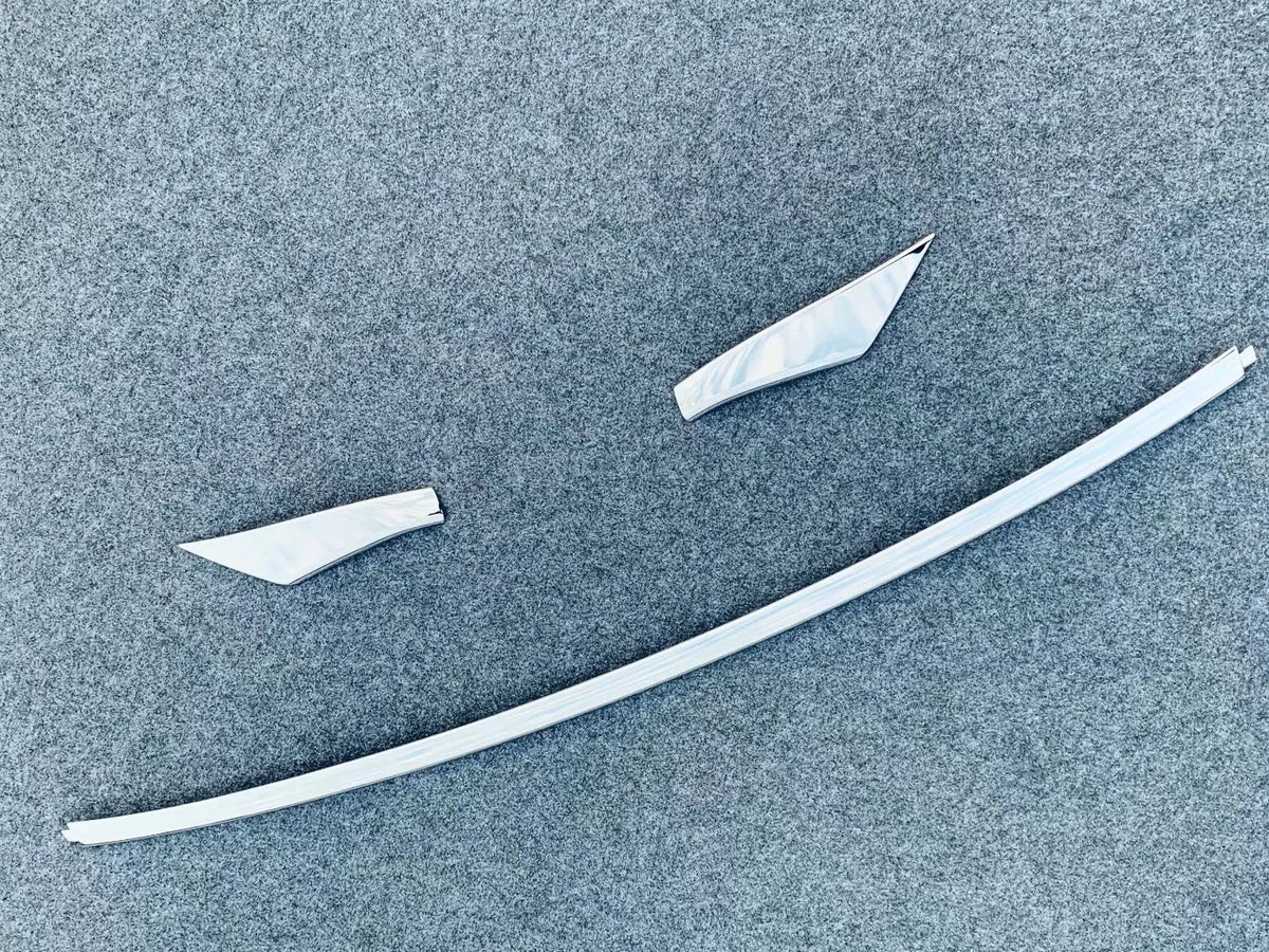 Chrome Front Lower Bumper Grille Cover Trim for Toyota Harrier Venza (2020-2024)