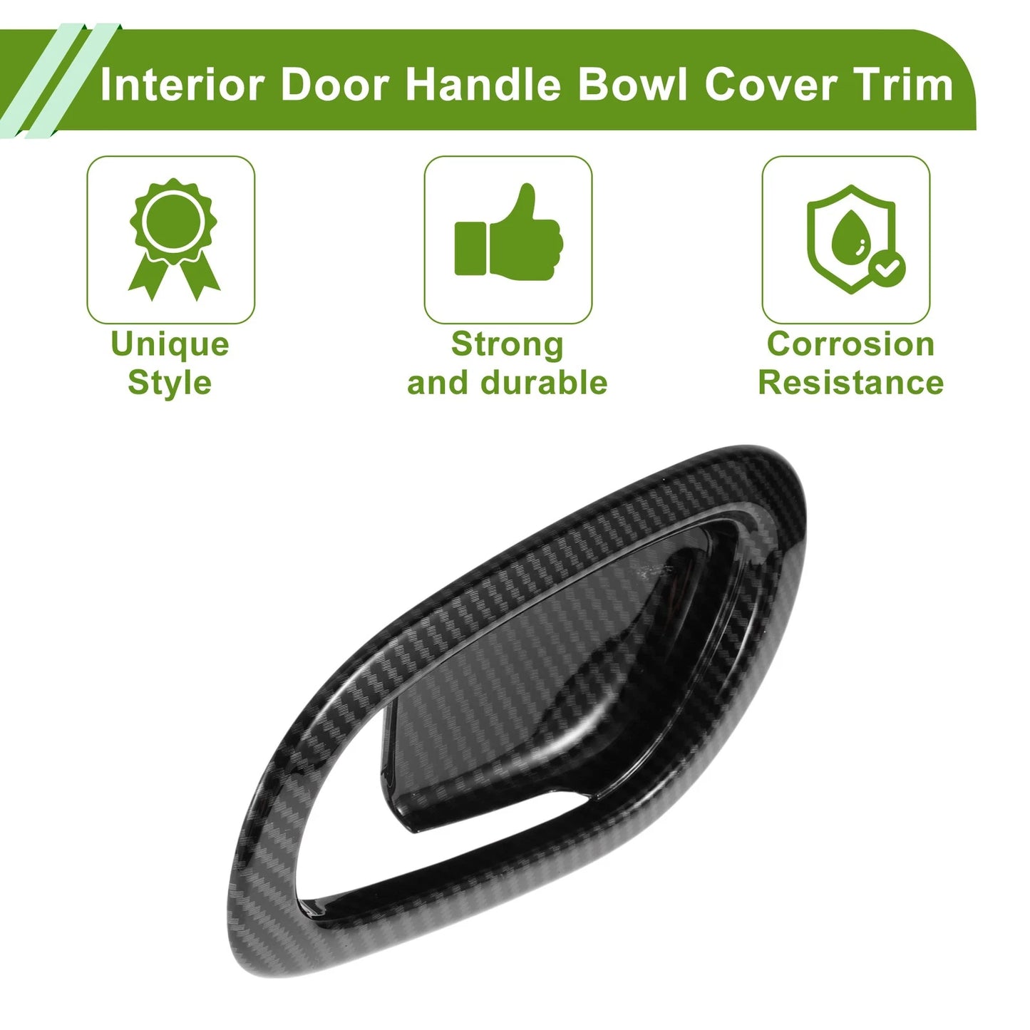 Interior Door Handle Bowl Cover Trim for Nissan NP300 Navara (2015-2023)