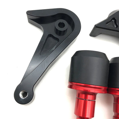 Red Frame Anti-Crash Pads for Yamaha YZF R6 (2017-2023)