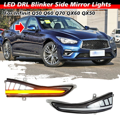 Color Side Mirror Turn Signal Light for Infiniti Q50 (2013–2023)