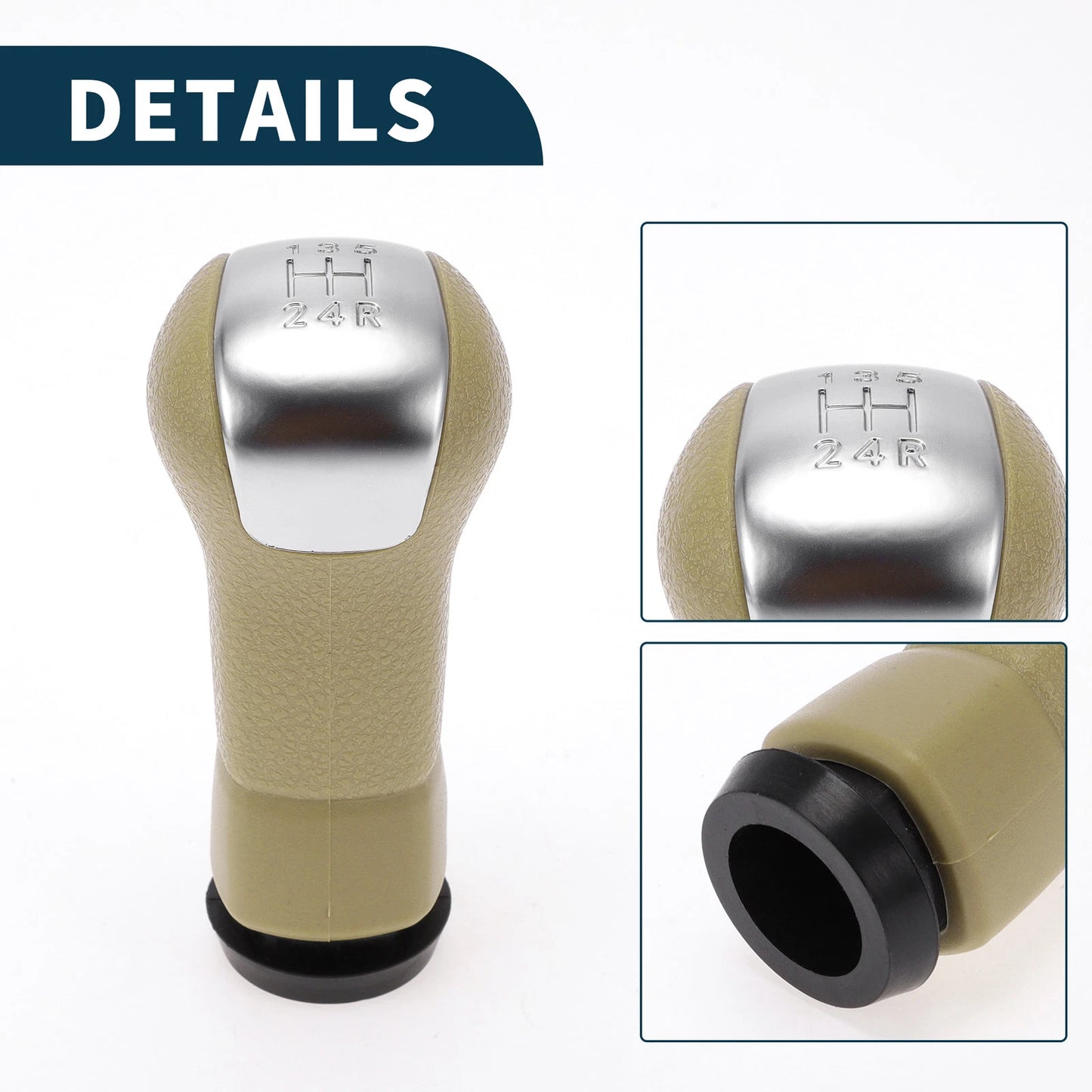 5 Speed Manual Gear Shifter Knob for Nissan Qashqai (2006-2013) Beige
