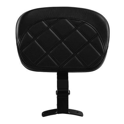 Black Driver Backrest Pad for Harley Touring Electra Street Glide (09-23)