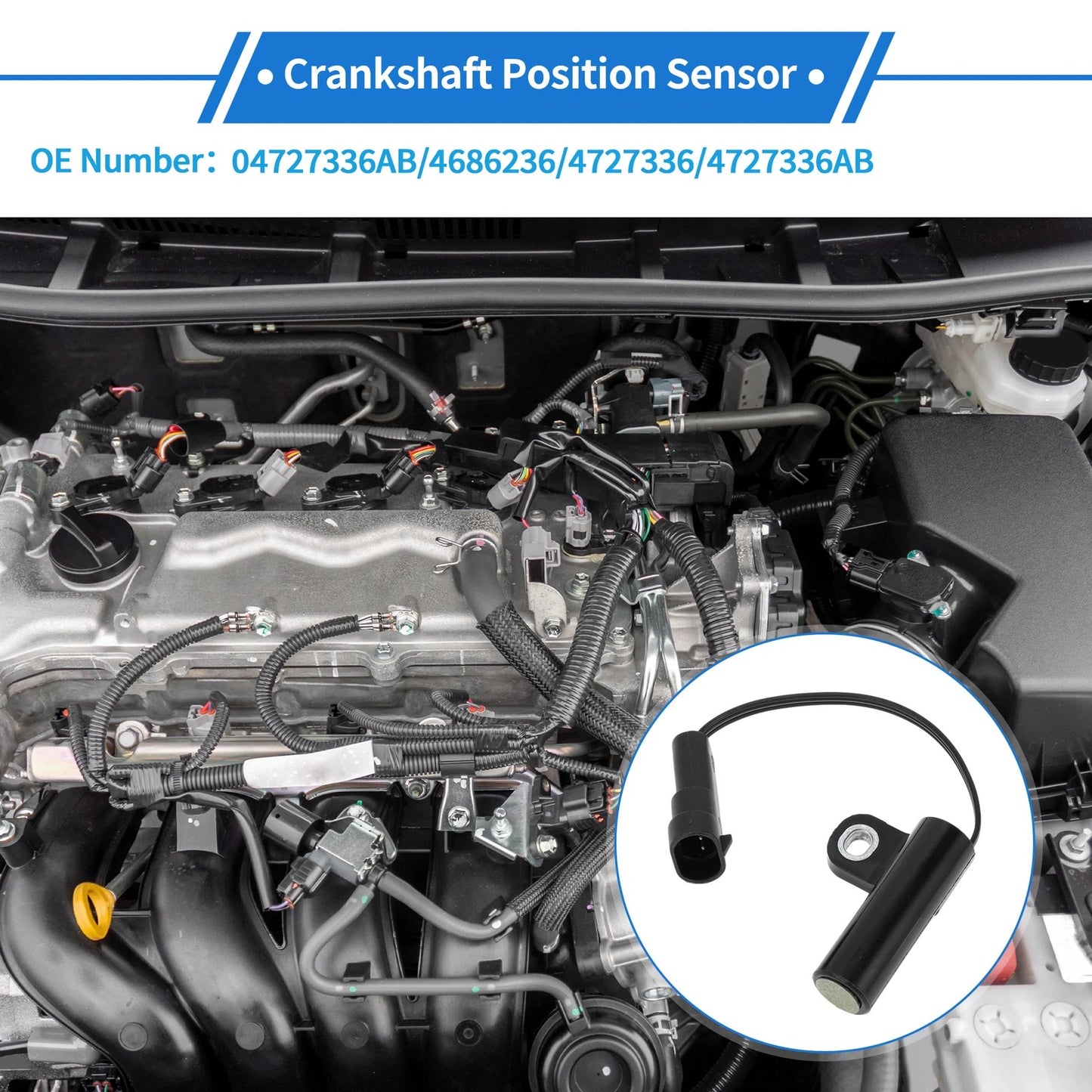 Crankshaft Position Sensor for Dodge Caravan V6 3.0L (1996-1997)