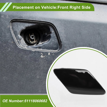 Front Right Washer Nozzle Cover for BMW 428i 2014-2016 Black