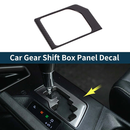 Gear Shift Box Panel Decal Black Carbon Fiber for Toyota Tundra (2014–2021)
