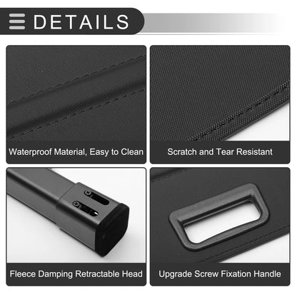 Retractable Cargo Cover for Hyundai Santa Fe Sport 2015-2018 5 Seater Gloss Black