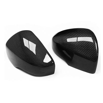 Carbon Fiber Side View Mirror Cover Cap Trim Fit For Subaru Legacy 2018-2021