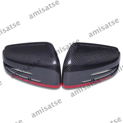 Carbon Fiber Mirror Covers for Mercedes W204 W218 W221 W246 W117 (2011-2023)