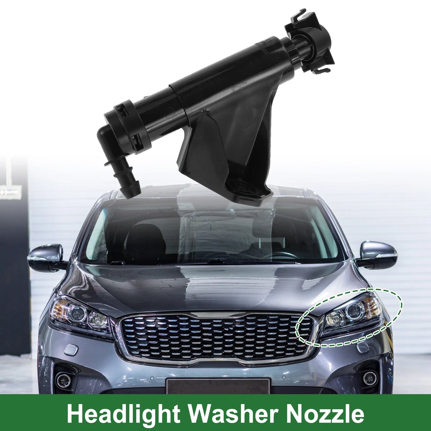 Driver Side Headlight Washer Nozzle for Kia Sportage (1994-2004)