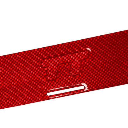 Red Center Console CD Radio Switch Control Panel Cover for Audi TT (2001-2006)