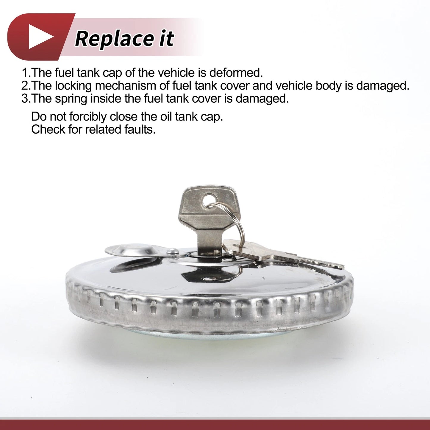 Locking Gas Cap with 2 Keys for Mercedes-Benz (No. 3024710130)