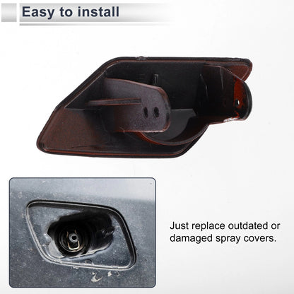 Front Right Bumper Headlight Washer Nozzle Cover for BMW 320i (2012-2013)