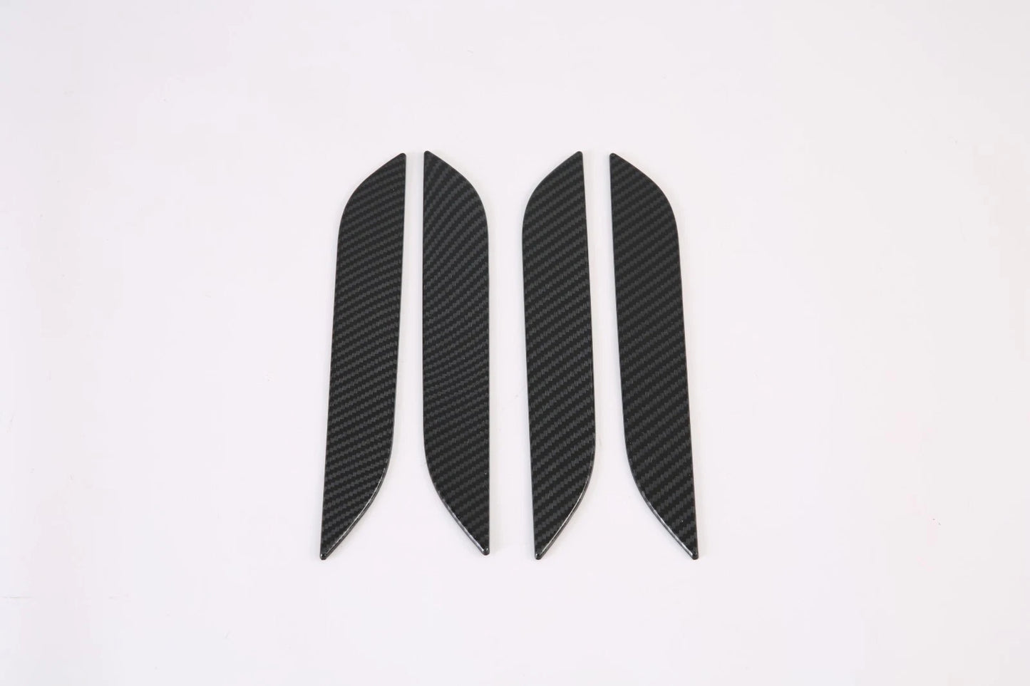 ABS Carbon Fiber Door Handle Lid Cover Trim for Tesla Model S (2013-2022) 4 x pcs