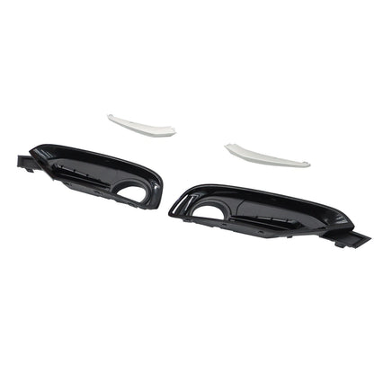 Front Bumper Fog Light Bezel Grille Cover Trim for BMW F30 320i 328i 335i (2012-2015)