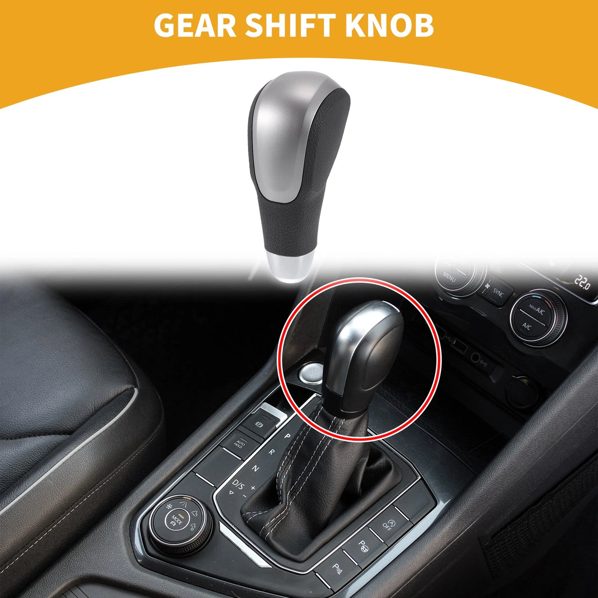 Gear Shifter Knob for Chevrolet Cruze (2011 - 2016) Plastic Faux Leather