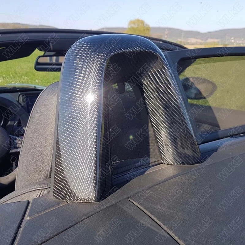 Carbon Fiber Seat Roll Over Head Cover Trim for BMW Z4 E89 2009-2015