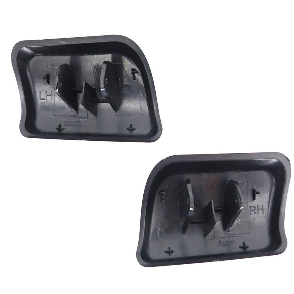 Headlight Washer Cap Cover Black ABS Plastic 1 Pair for Volvo XC90 (2002–2006)