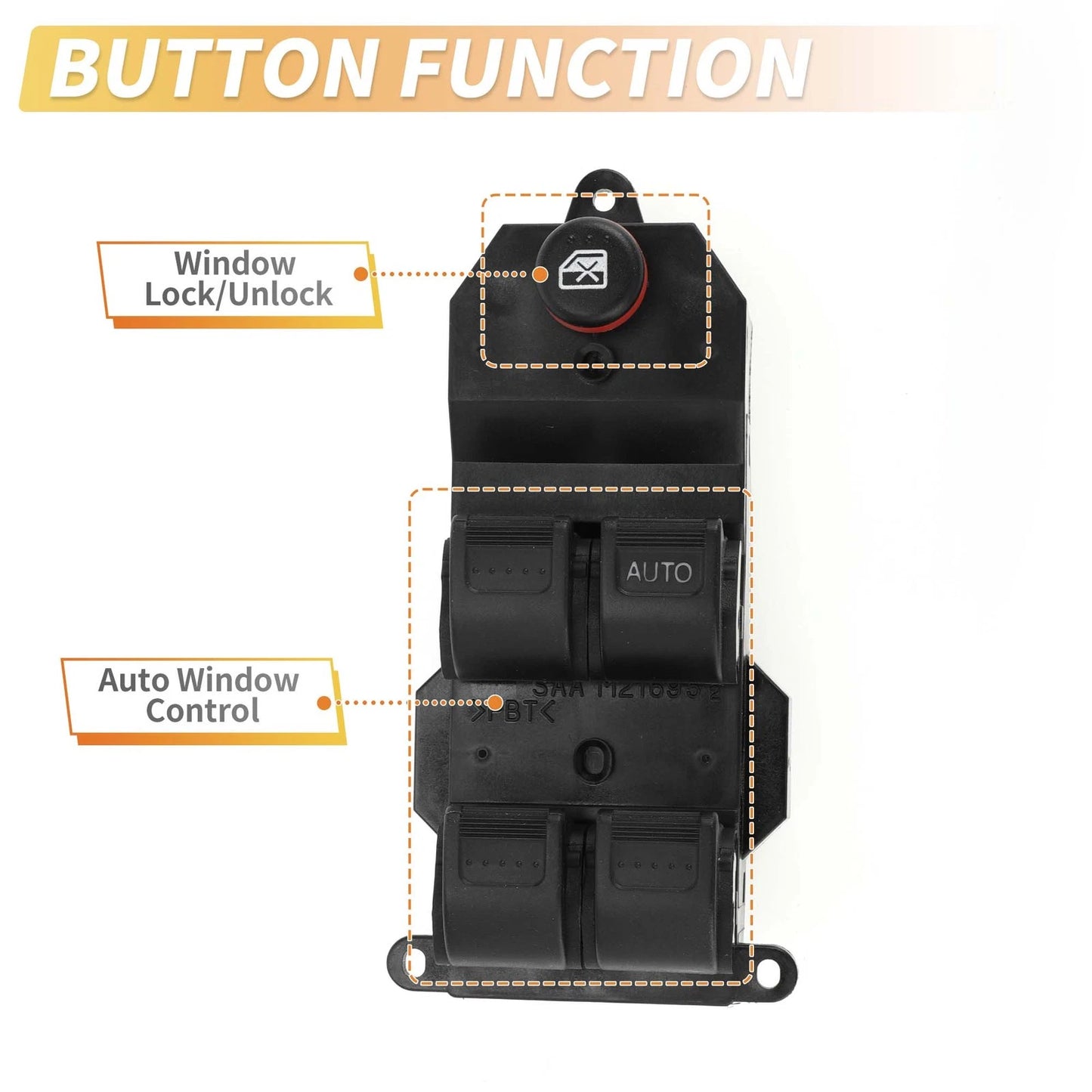 Power Window Switch for Honda Jazz GD1 GD3 (2002-2008)