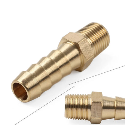 Brass Hose Barb Fitting 5/16" x NPT 1/8 Male Connector for Various Models