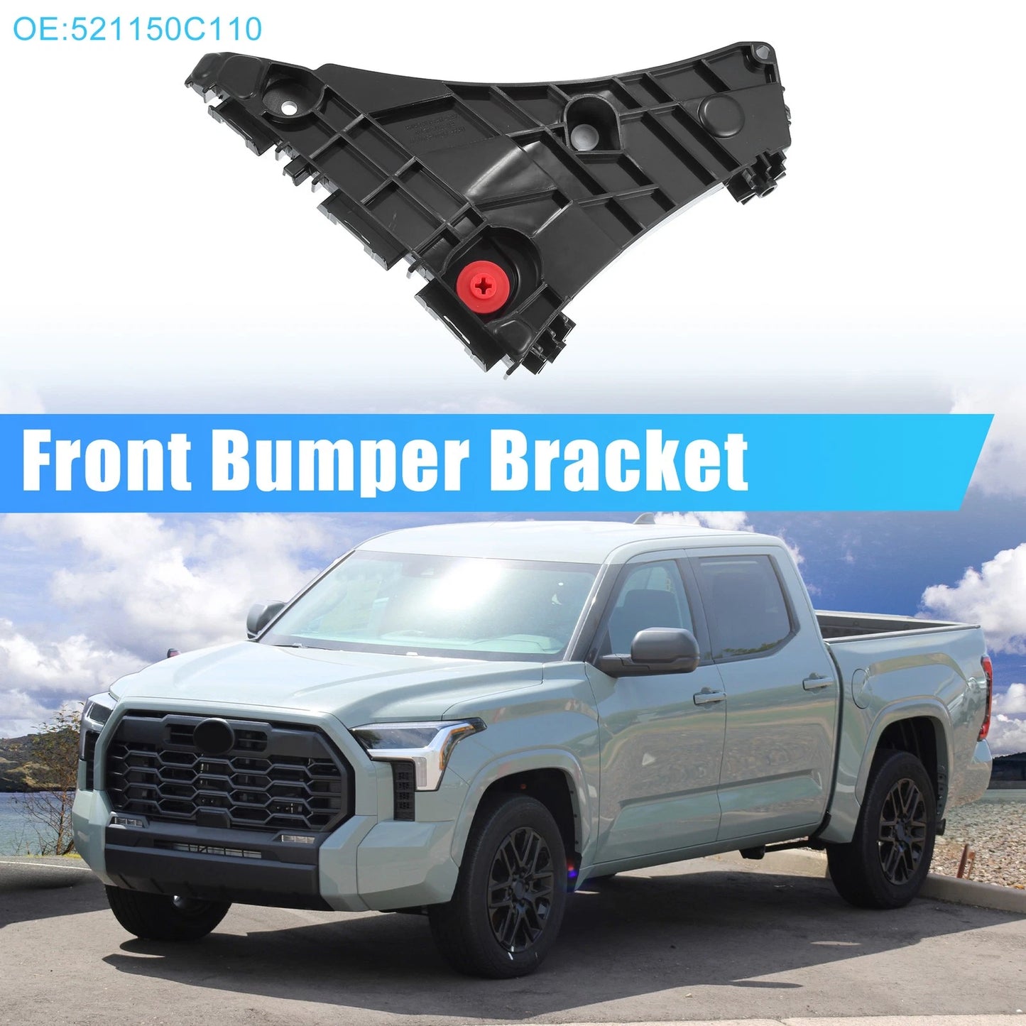 Right Bumper Bracket Spacer Mounting Support for Toyota Tundra (2014–2021)