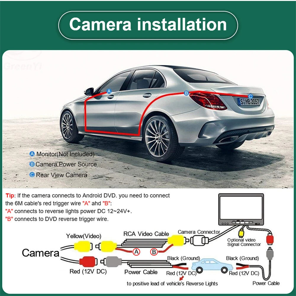 AHD 1080P Reverse Backup Camera for 2010-2015 Benz E200 E260 E300