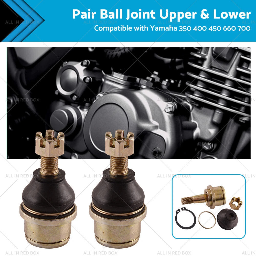 Yamaha Rhino Grizzly 350 400 450 660 700 Ball Joint Upper Lower Kit