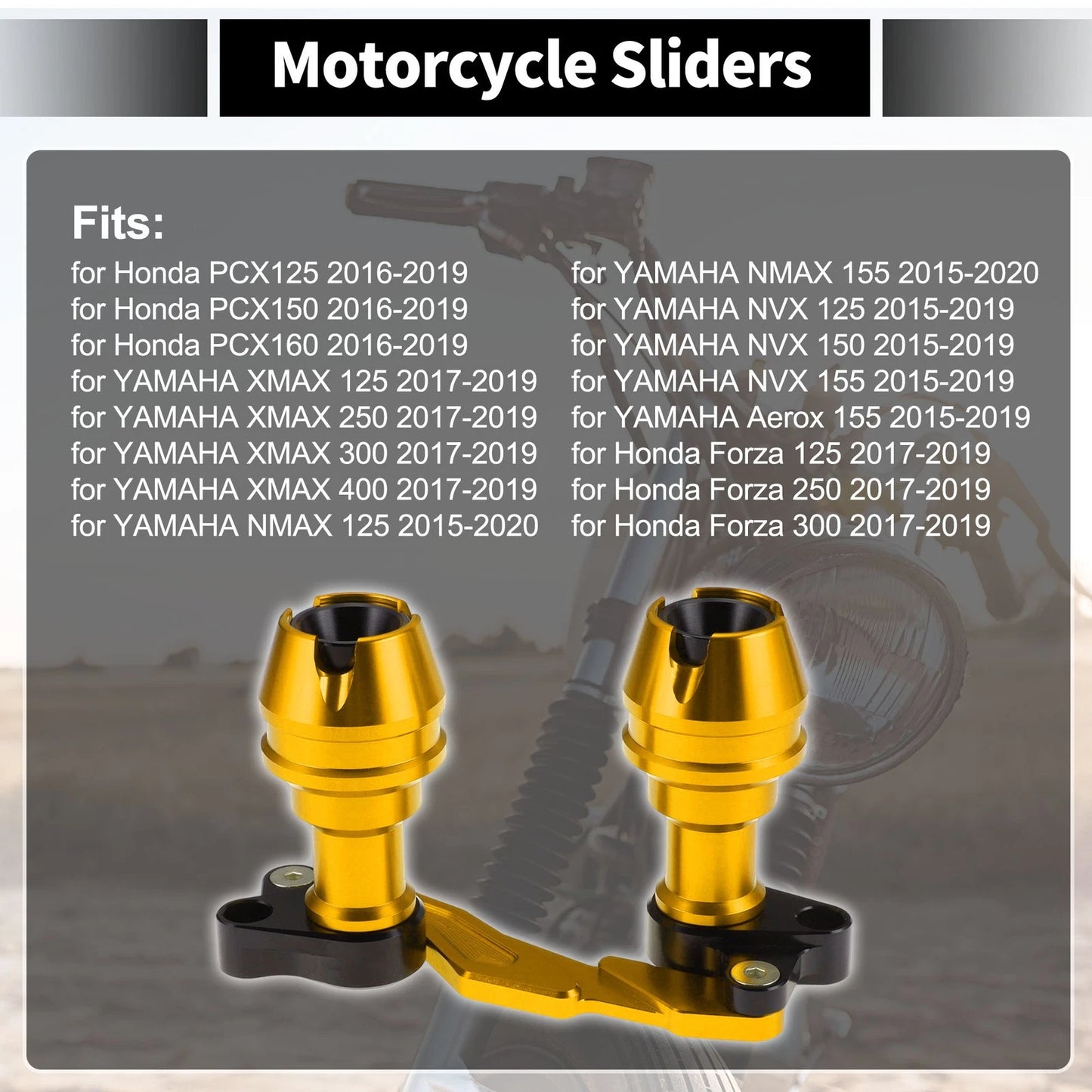 Frame Slider 175mm Anti-Crash Protector Aluminum for Motorcycles
