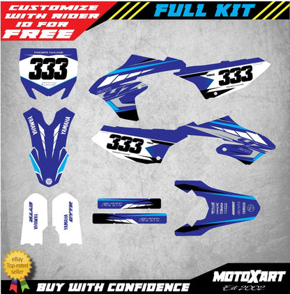 Custom Graphics Full Sticker Kit Decals for Yamaha YZ 65 (2015-2023)