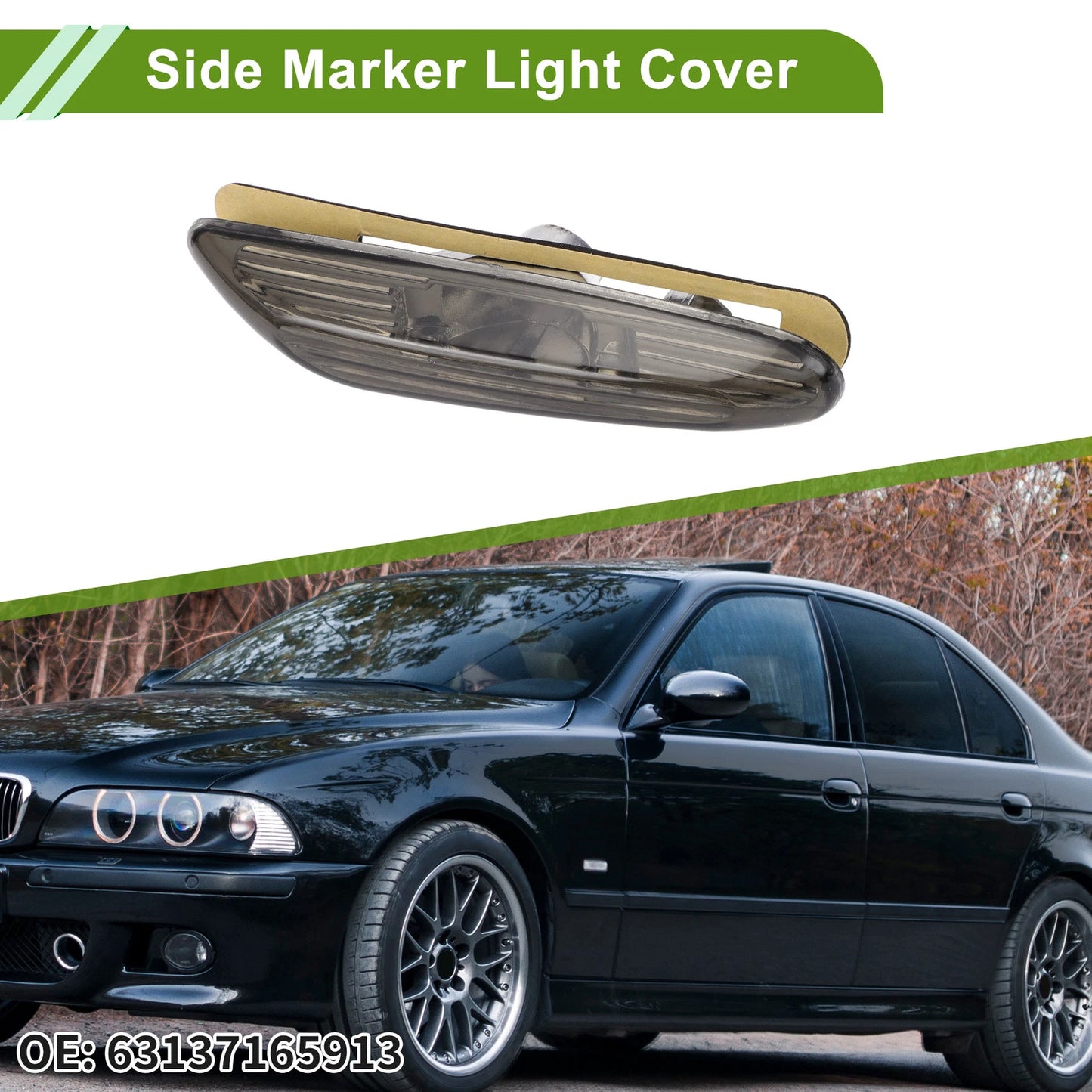Left Side Marker Light Cover for BMW 3 Series (2002-2005)