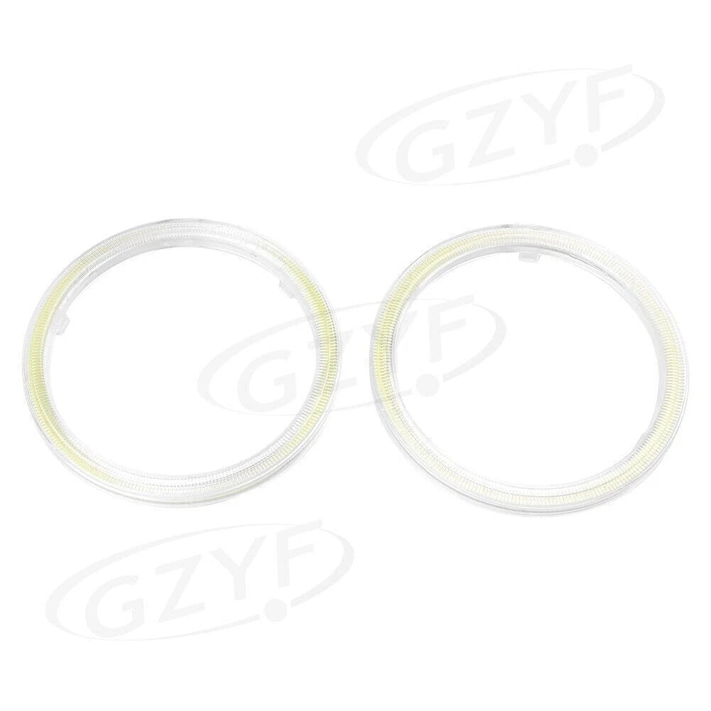 80mm 12V-24V Angel Eyes COB Halo Ring LED Headlight Bulbs for Car