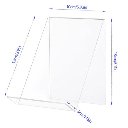 5 x Acrylic Book Stands for Displaying Pictures, Books, Artworks