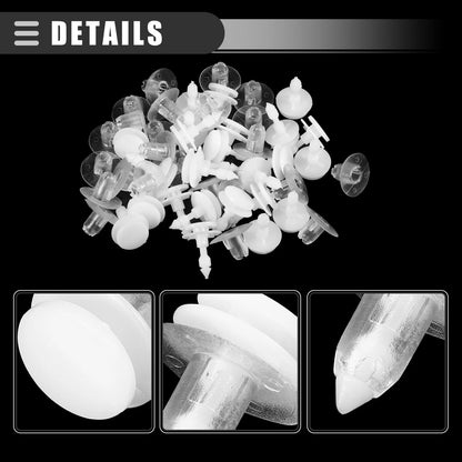 25 Pcs Car Door Trim Panel Push Clips Pillar Retainer for Dodge