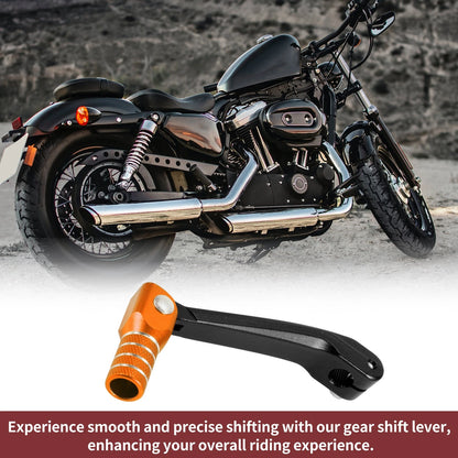 Folding Motorcycle Gear Shifter Lever for Honda CRF150F (2003-2017) Black Orange